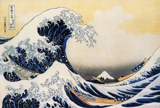 Katsushika Hokusai (1760-1849). kanagawa