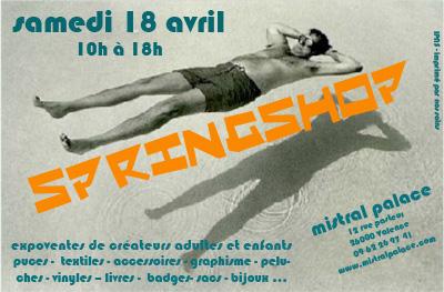 Affiche springshop