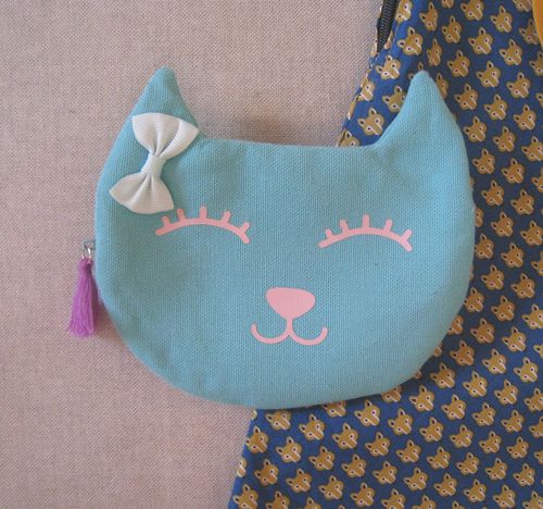 Pochette chat par lila