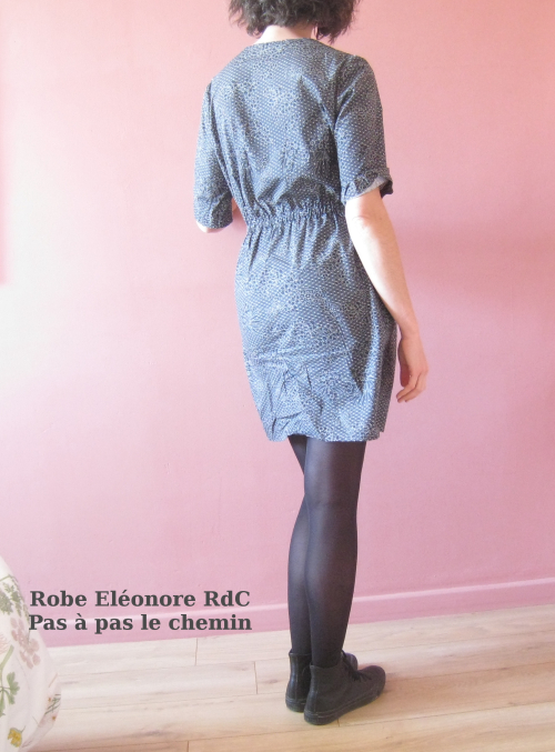 Robe Eléonore Pas à pas le chemin dos