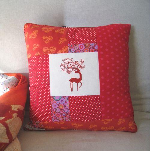 Coussin rouge