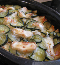 Lasagnes courgettes tomates